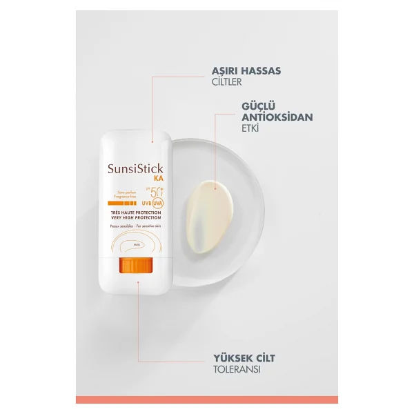 Avene SunsiStick KA 20 gr 50 Faktör Stick Güneş Kremi - Görsel 7