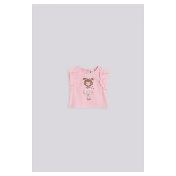 Layette Bg Store Kız Bebek Pembe Bluz - 6 Ay - Görsel 4