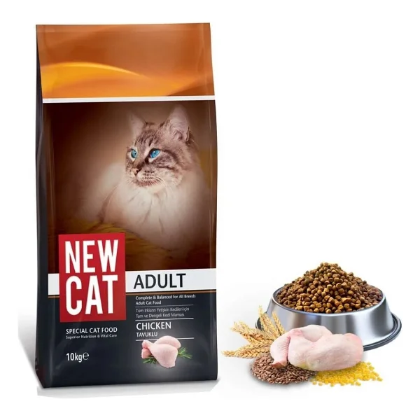 New Cat Tavuklu 10 kg Yetişkin Kedi Maması - Görsel 5