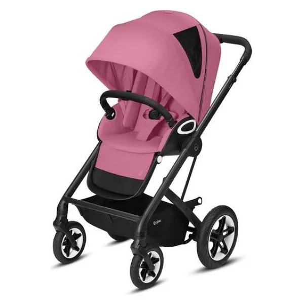 Cybex Talos S Lux Black-Magnolia Pink Bebek Arabası - Görsel 2