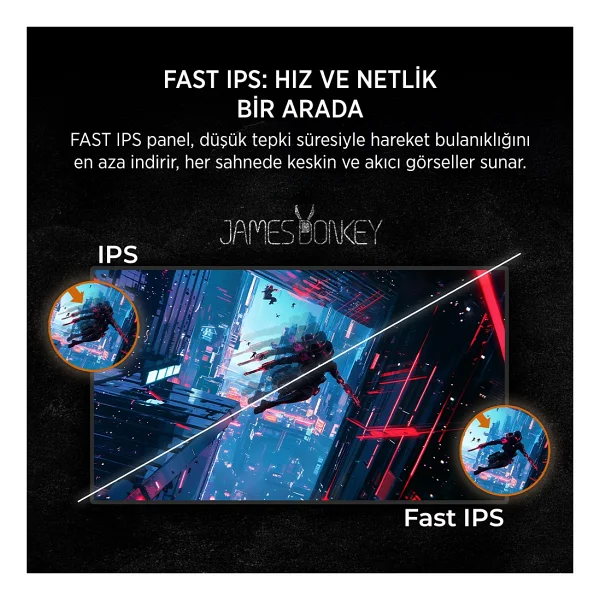 James Donkey Epic Q40 27" 0.5 ms 2K IPS 180 Hz Oyuncu Monitörü - Görsel 5