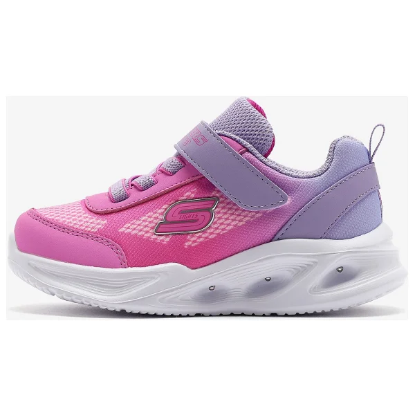 Skechers Sola Glow Ombre Deluxe 303714n-Tqlv Mavi Işıklı Bebek Spor Ayakkabı - Görsel 10