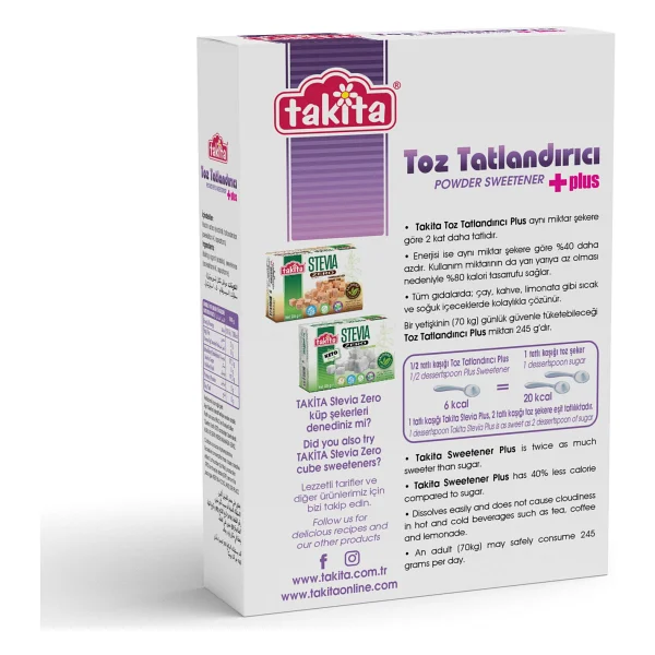 Takita Toz Tatlandırıcı +Plus 225gr - Görsel 2