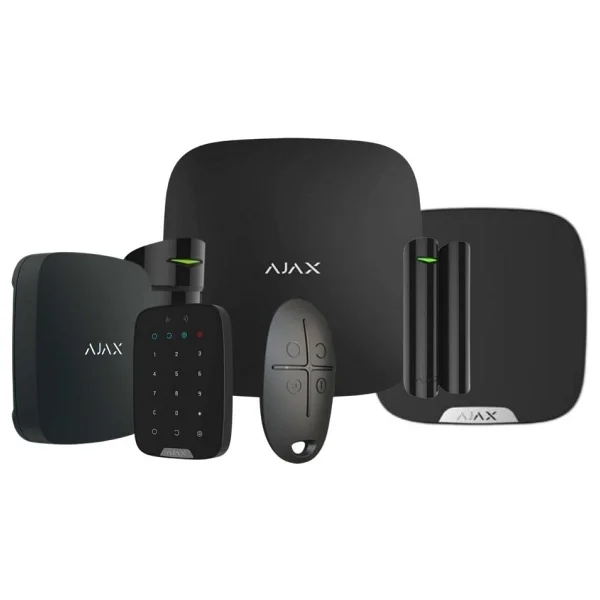 Ajax Hub Kit Kablosuz Alarm Seti Keypad Dış Siren Dahil Siyah - Görsel 3