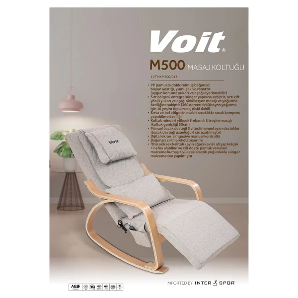 Voit M500 Sandalye Tipi Masaj Koltuğu - Görsel 3