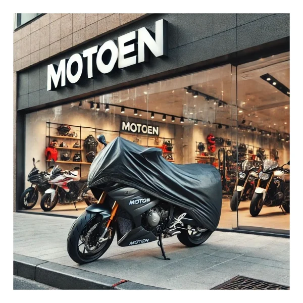 Volta Vsm Arka Çanta Uyumlu Motosiklet Brandası Premium (Kilit Uyumlu)-Siyah - Görsel 3