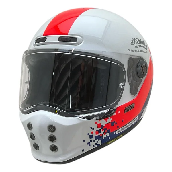 Hjc V10 Fq20 Retro Full Face Motor Kaskı - Görsel 2