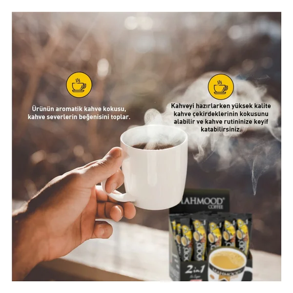 Mahmood Coffee 2'si 1 Arada 10 Gr 48'li Hazır Kahve - Görsel 4