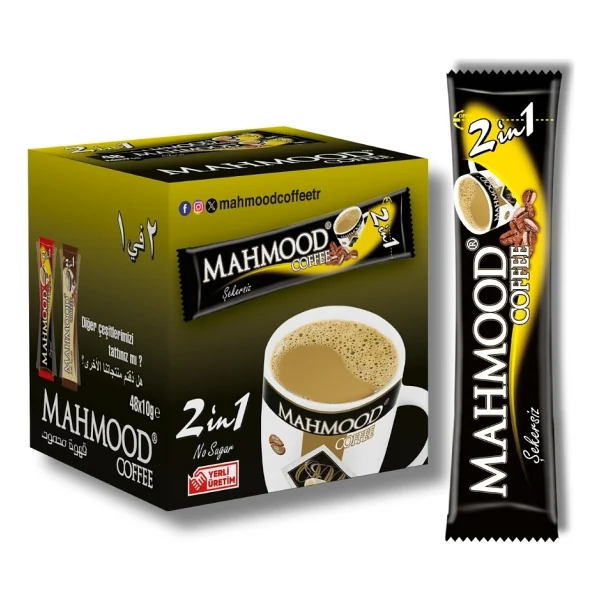 Mahmood Coffee 2'si 1 Arada 10 Gr 48'li Hazır Kahve - Görsel 6