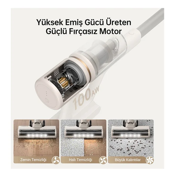 Dreame U10 Şarjlı Dikey Süpürge - Görsel 2