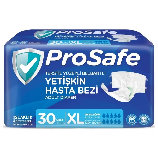 Prosafe Belbantlı Ekstra Büyük Boy XL 30'lu 3 Adet Hasta Bezi - Görsel 2