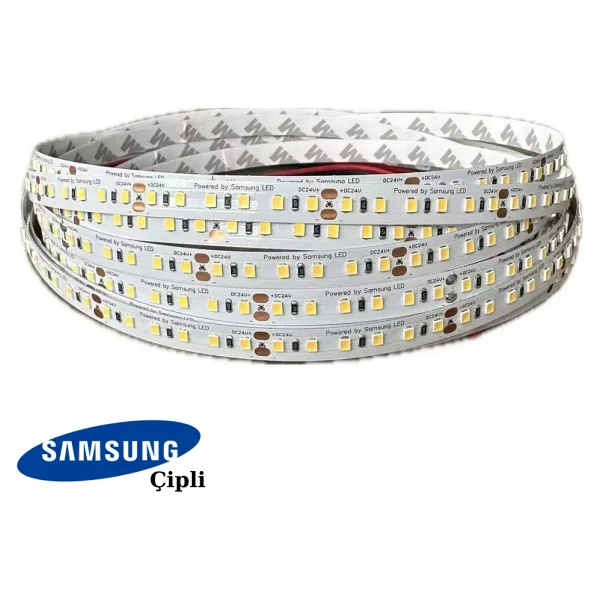 Forlife Samsung Çipli 120 Ledli 12 Volt İç Mekan Şerit LED 10 Metre Paket + Beyaz Işık - Görsel 3