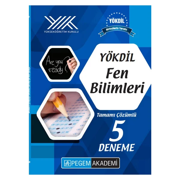 Pegem Akademi Yayıncılık Yökdil Fen Bilimleri Tamamı Çözümlü 5 Deneme - Görsel 3