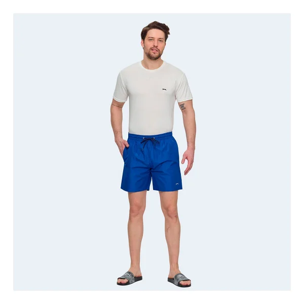 Slazenger Rodolf Saks Mavi Erkek Deniz Şortu - Görsel 4