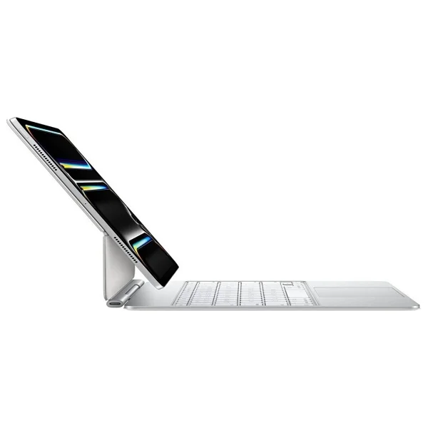 Apple iPad Pro M4 Magic Keyboard Beyaz Mwr43tq/A 13" Tablet Klavyesi - Görsel 2