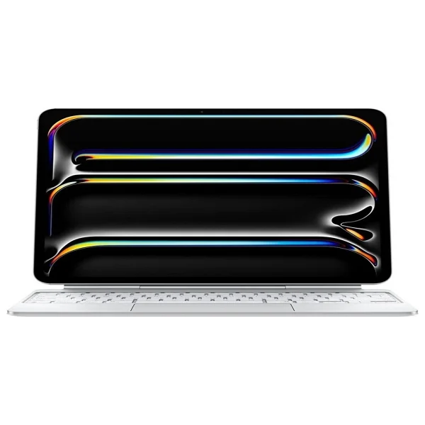 Apple iPad Pro M4 Magic Keyboard Beyaz Mwr43tq/A 13" Tablet Klavyesi - Görsel 4