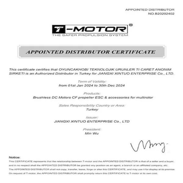 T-Motor T-Motor Alpha 60a 6s Lv Esc Uav Vtol Multi-Rotor Multikopter Quadcopter Hexacopter Drone Brushless Fırçasız Motor Sürücü 500 Hz - Görsel 5