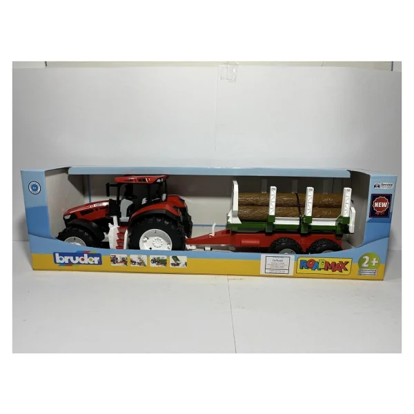 Bruder Br03453 Kütük Taşıyan Römorklu Traktör - Görsel 4