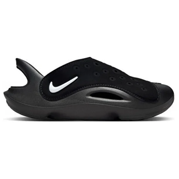 Nike Aqua Swoosh Fn0876-002 Siyah Çocuk Sandalet - Görsel 6