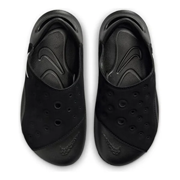 Nike Aqua Swoosh Fn0876-002 Siyah Çocuk Sandalet - Görsel 4
