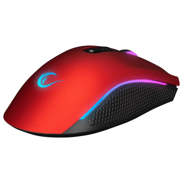Rampage Smx-R44 V2 Kırmızı RGB Makrolu Optik Kablolu Oyuncu Mouse - Görsel 4