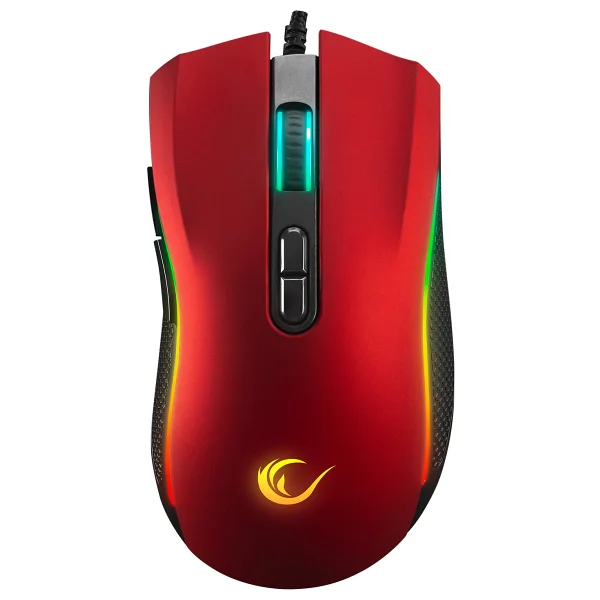 Rampage Smx-R44 V2 Kırmızı RGB Makrolu Optik Kablolu Oyuncu Mouse - Görsel 2