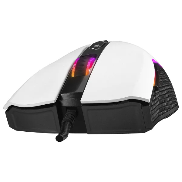 Rampage Smx-R44 V2 Beyaz RGB Makrolu Optik Kablolu Oyuncu Mouse - Görsel 5