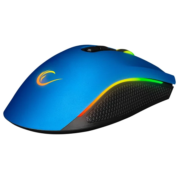 Rampage Smx-R44 V2 Mavi RGB Makrolu Optik Kablolu Oyuncu Mouse - Görsel 5