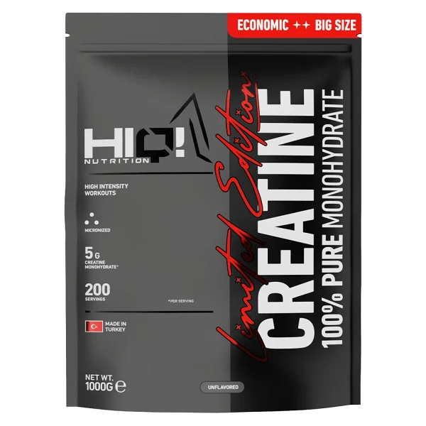 Hıq Creatine Monohydrate 1000g Unflavored - Limited Edition - Görsel 3