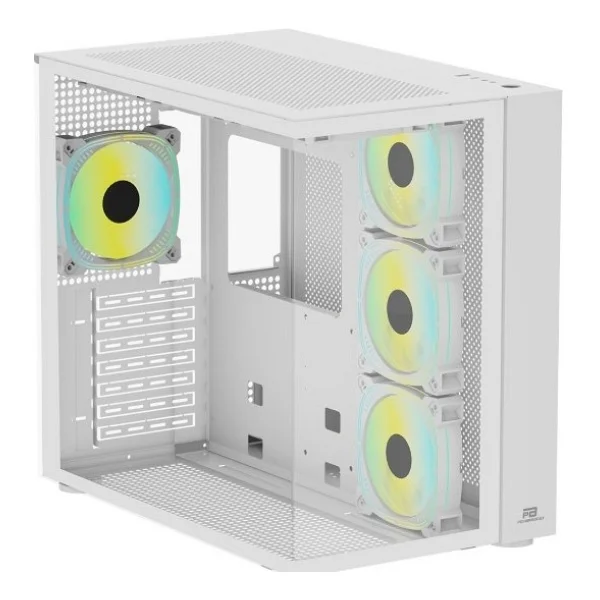 Power Boost PB-SS02W 7x ARGB Fan ATX Sea View USB3.0 Beyaz Kasa - Görsel 5