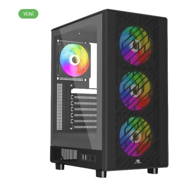 Power Boost A600b Rainbow Fanlı 600 W Atx Oyuncu Kasası - Görsel 9