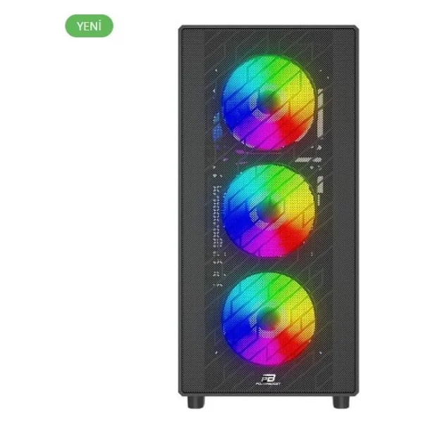 Power Boost A600b Rainbow Fanlı 600 W Atx Oyuncu Kasası - Görsel 2