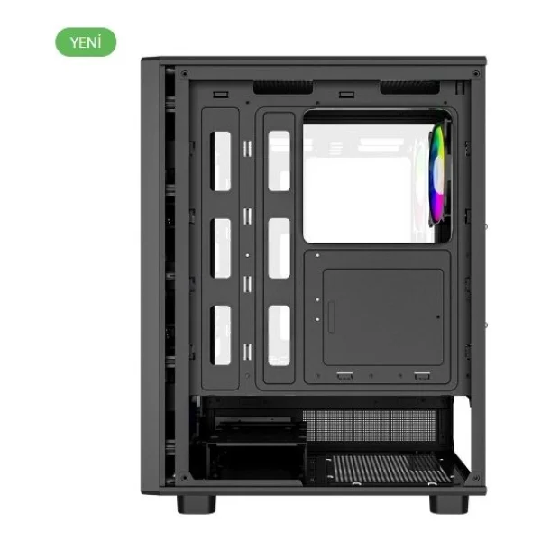 Power Boost A600b Rainbow Fanlı 600 W Atx Oyuncu Kasası - Görsel 4