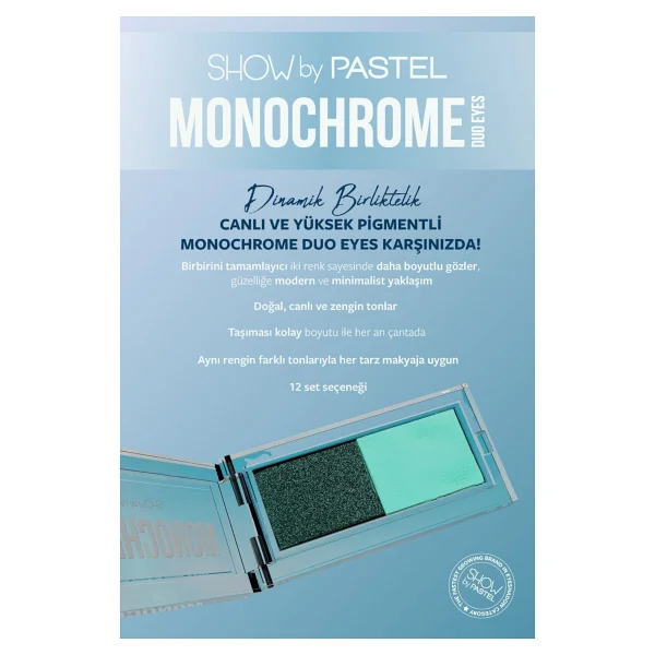 Show By Pastel Monochrome Duo Eyes 21 Natural Beauty Far Paleti - Görsel 4