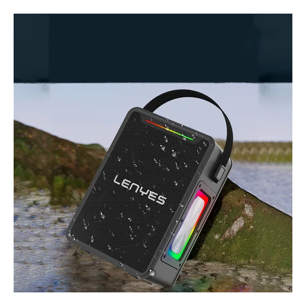 Lenyes S857 RGB Mikrofonlu Bluetooth Hoparlör - Görsel 9
