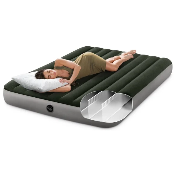 Intex Queen Prestige 64779 Pilli Pompalı Çift Kişilik Şişme Yatak - Görsel 6