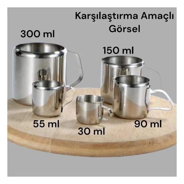 Epinox Çelik Sütlük 30 Ml Stl-30 - Görsel 4