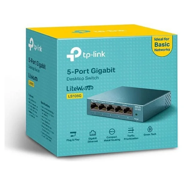 Tp-Link Ls105g 5 Port 10/100/1000 Mbps Gigabit Switch - Görsel 9