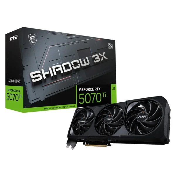 Msı RTX 5070 Tı Shadow 3x Oc 16g G507t-16s3c 256 Bit Gddr7 16 GB Ekran Kartı - Görsel 6
