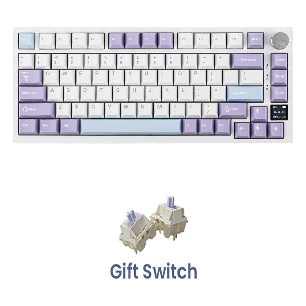 Ajazz Ak820 Pro Flying Fish Switch Kablolu/Kablosuz Mekanik Oyuncu Klavyesi - Görsel 7