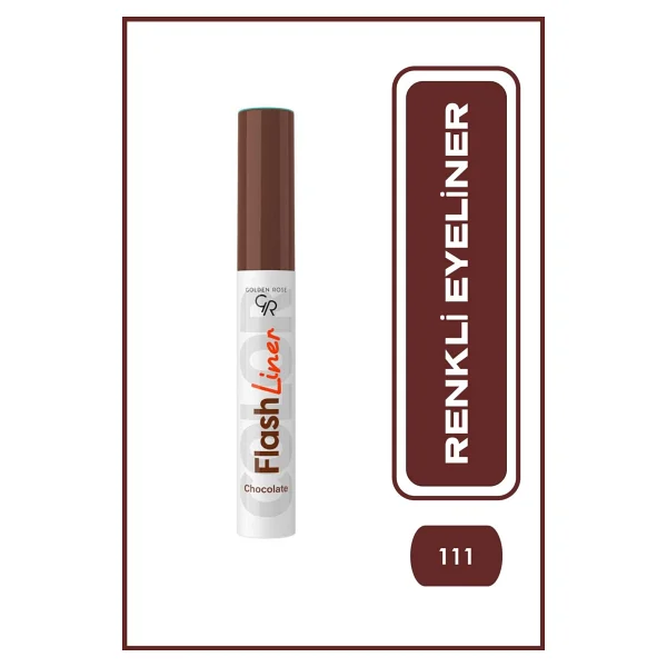 Golden Rose Flash Liner 111 Chocolate Eyeliner - Görsel 3