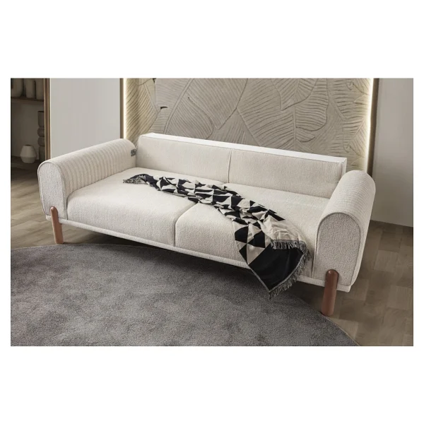 Edsy Home Armoni 3+3 Koltuk Takımı Krem - Görsel 4