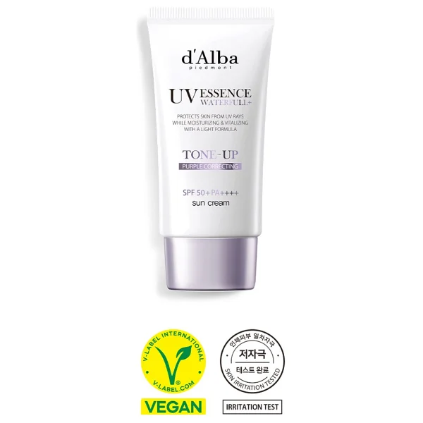 D'alba Uv Waterfull Tone Up Purple Güneş Kremi 50 Ml Spf 50+ Tüm Cilt Tipleri İçin Nemlendirici - Görsel 4