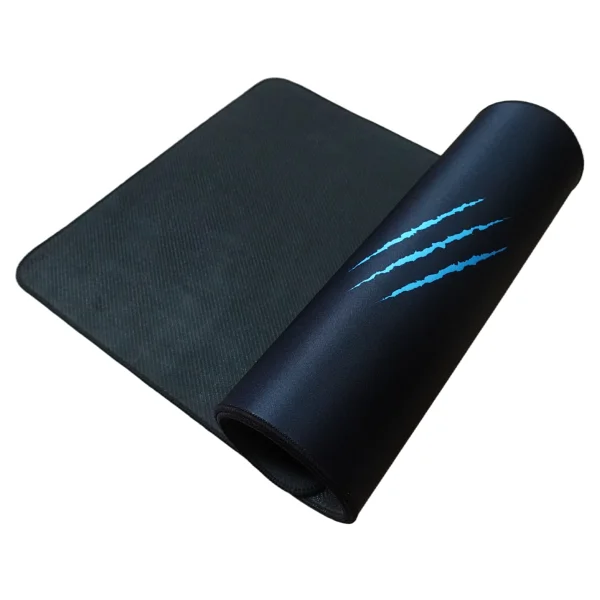 Claw's Claw's Soft 40x30cm Mikrofiber Yüzey - Kaydırmaz Kauçuk Zemin - 3mm Kalınlık - 360 Derece Dikiş - Kolay Temizlenebilir M Mousepad - 30 X 40 Cm - Siyah - Görsel 2