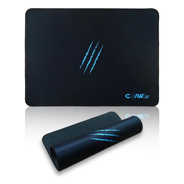 Claw's Claw's Soft 40x30cm Mikrofiber Yüzey - Kaydırmaz Kauçuk Zemin - 3mm Kalınlık - 360 Derece Dikiş - Kolay Temizlenebilir M Mousepad - 30 X 40 Cm - Siyah - Görsel 3