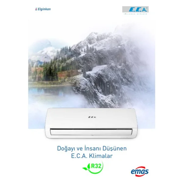 E.C.A. Spylos Pro Esa1524a100 A++ 24000 Btu Inverter Duvar Tipi Klima - Montaj Dahil - Görsel 2