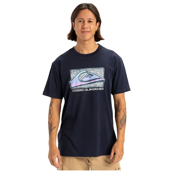 Quiksilver Retro Fade Erkek Mavi Tişört - Lacivert - Görsel 4