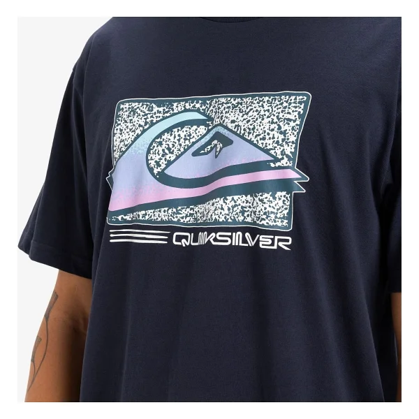 Quiksilver Retro Fade Erkek Mavi Tişört - Lacivert - Görsel 5