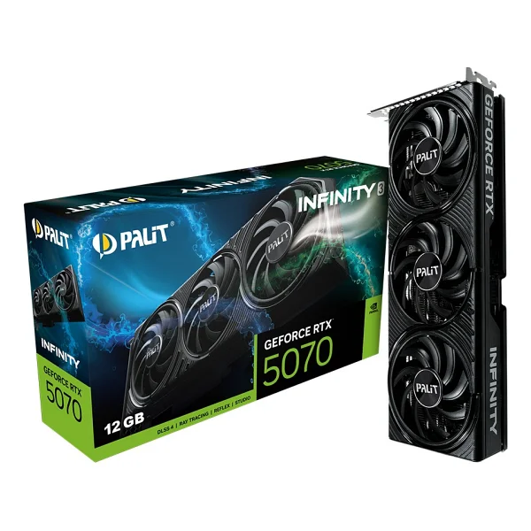 Palit RTX 5070 Infinity 3 Ne75070019k9-Gb2050s 192 Bit Gddr7 12 GB Ekran Kartı - Görsel 8