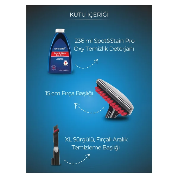 Bissell Spotclean Autopro Select 3730n Halı Ve Koltuk Yıkama Makinesi - Görsel 3